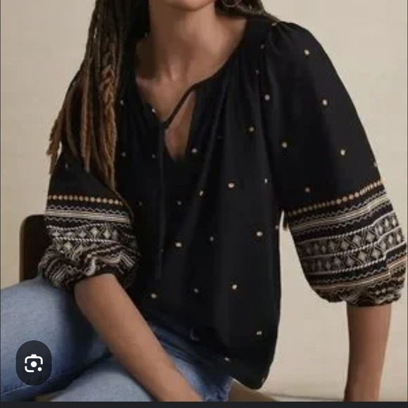 Pilcro Embroidered Top - Picture 1 of 6